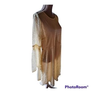 🆕NWT*** MY MICHELLE, LACE OFF WHTE DRESS SIZE 2XL²²